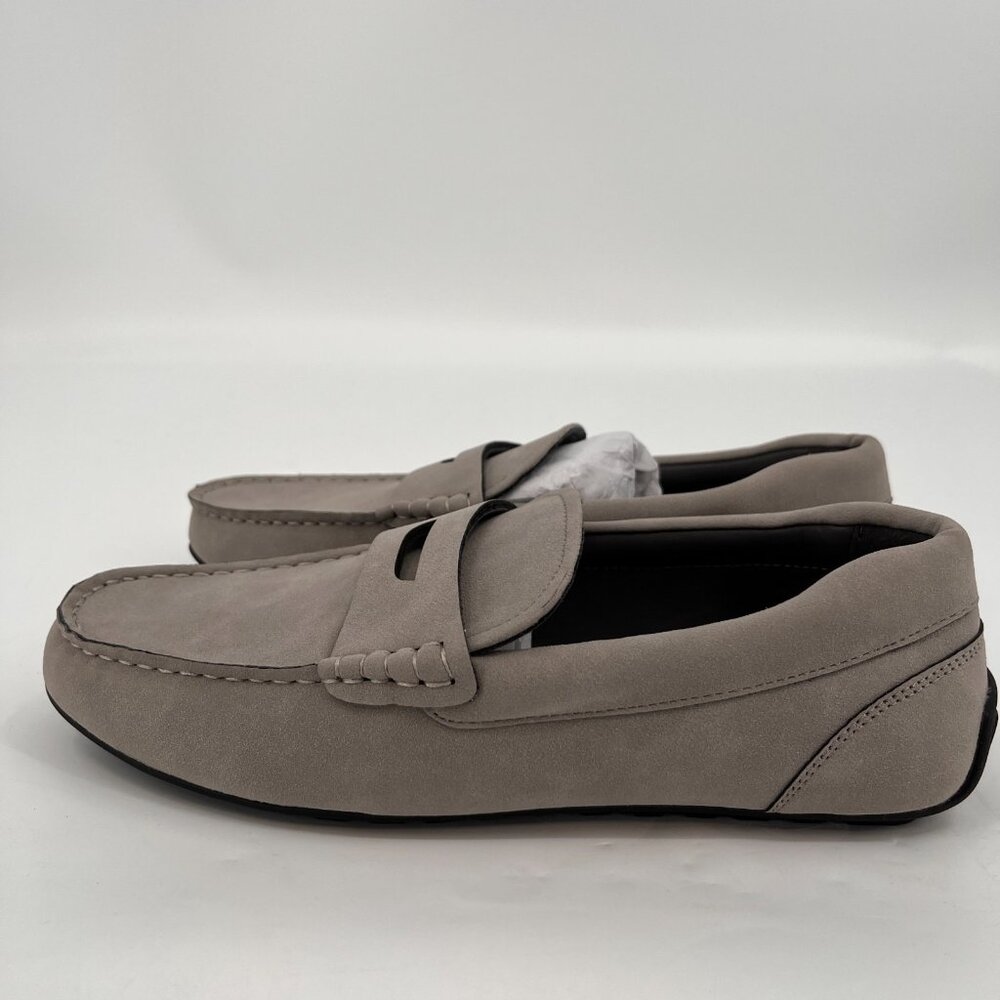 Alfani Men's Marco Slip-on Penny Drivers Size 12 in Grey Loafer Comfort Travel - Picture 8 of 12